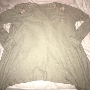 thin, long sleeve sweater from altard state